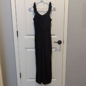 LOFT sleeveless black romper